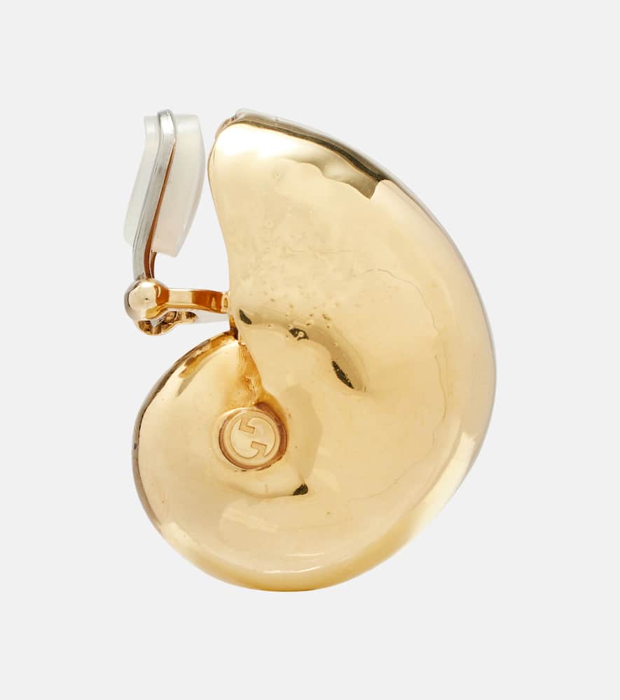 Gucci Shell Interlocking G earrings