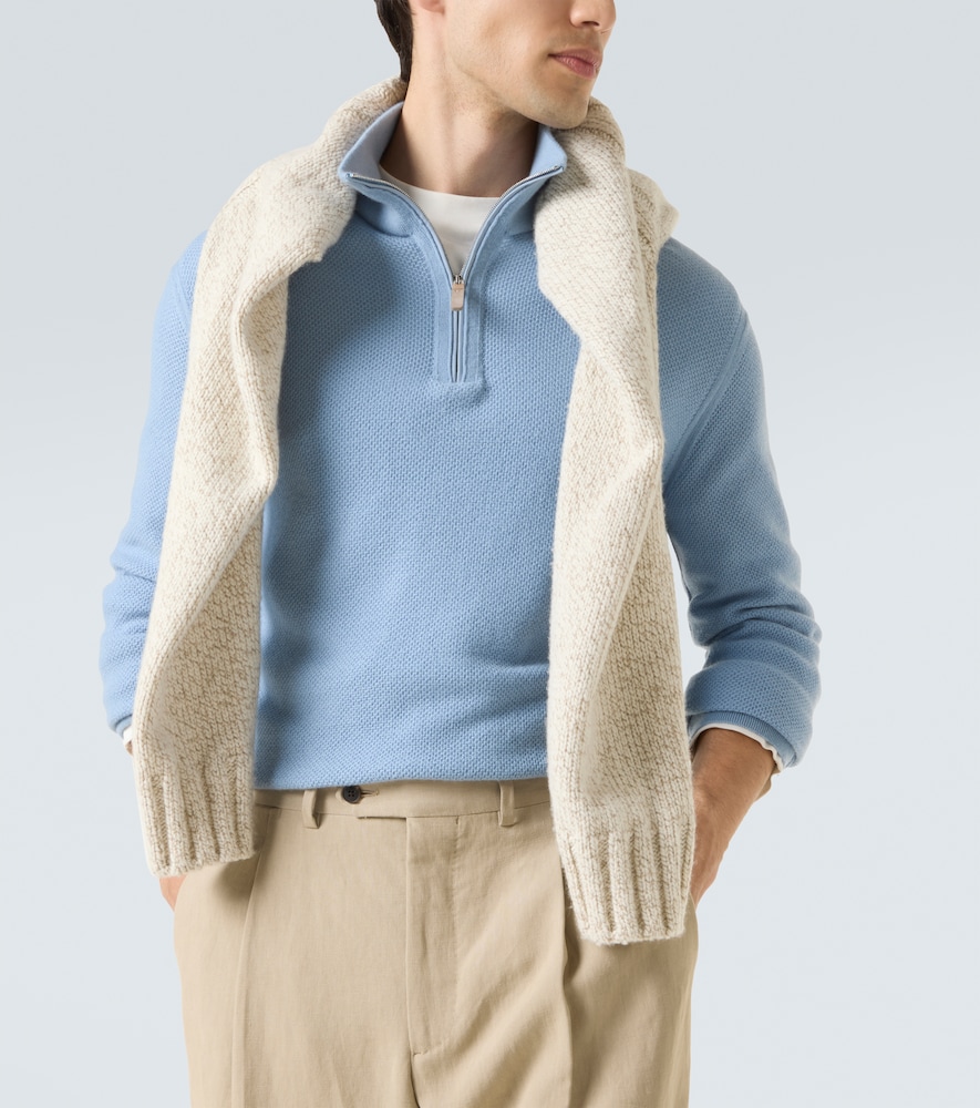  Zegna Zegna Cashmere Mockneck Sweater 