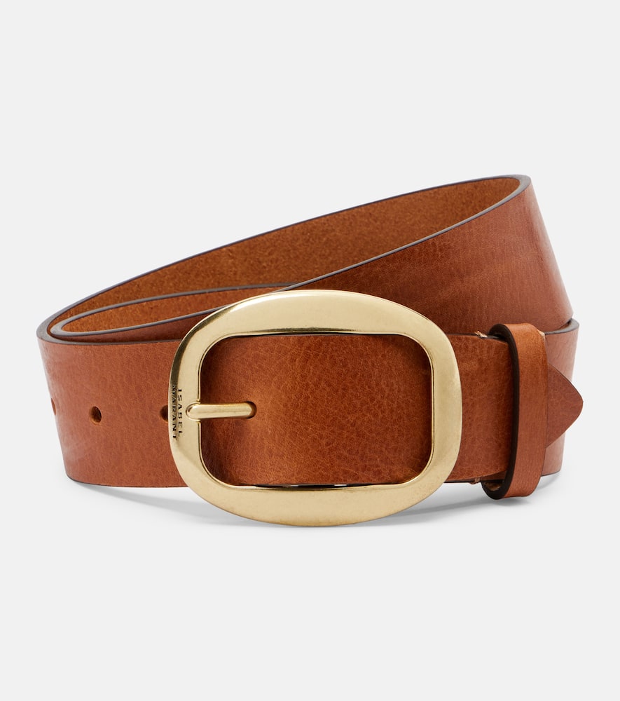 Isabel Marant Leather Belt In Brown