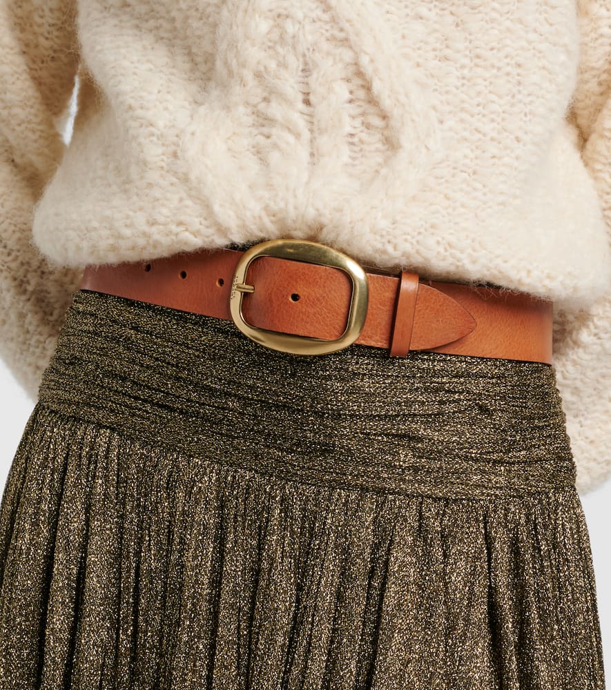 Isabel Marant Leather Belt In Brown
