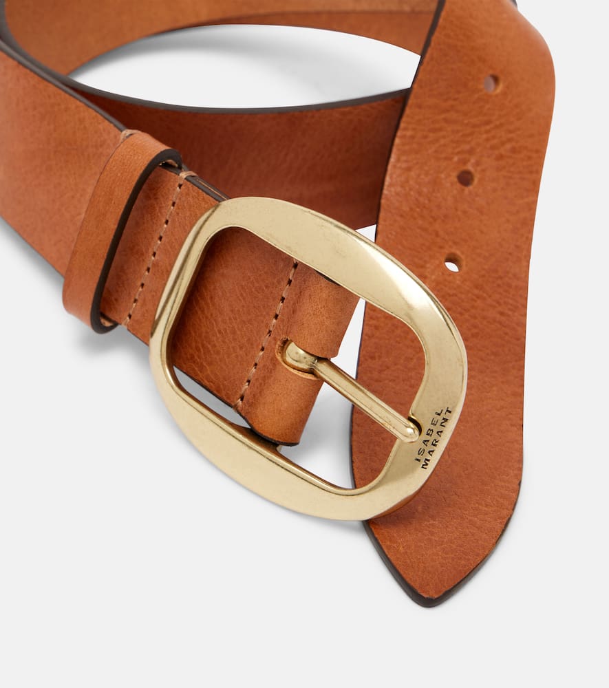 Isabel Marant Leather Belt In Brown