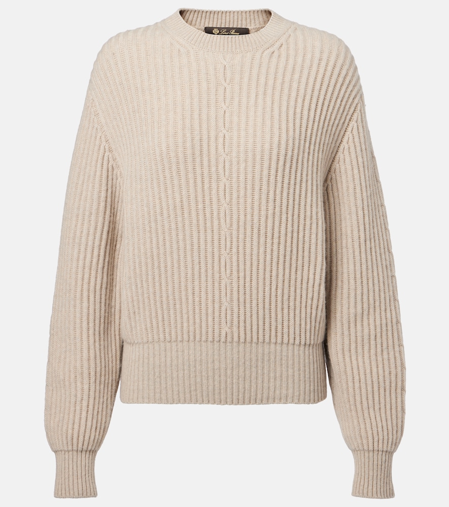 Loro Piana Loro Piana Plane Tree ribbed-knit cashmere sweater　Loro Piana プレーンツリー リブニット カシミア セーター