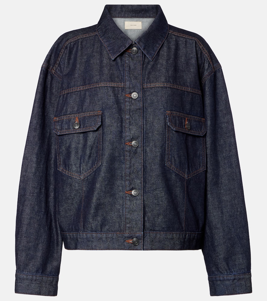 The Row Ness Denim Jacket In Blue