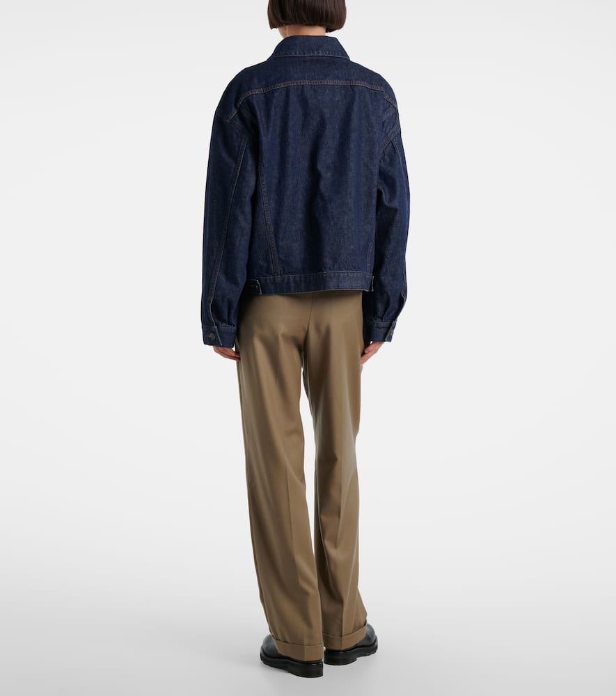 The Row Ness Selvedge Denim Jacket In Blue