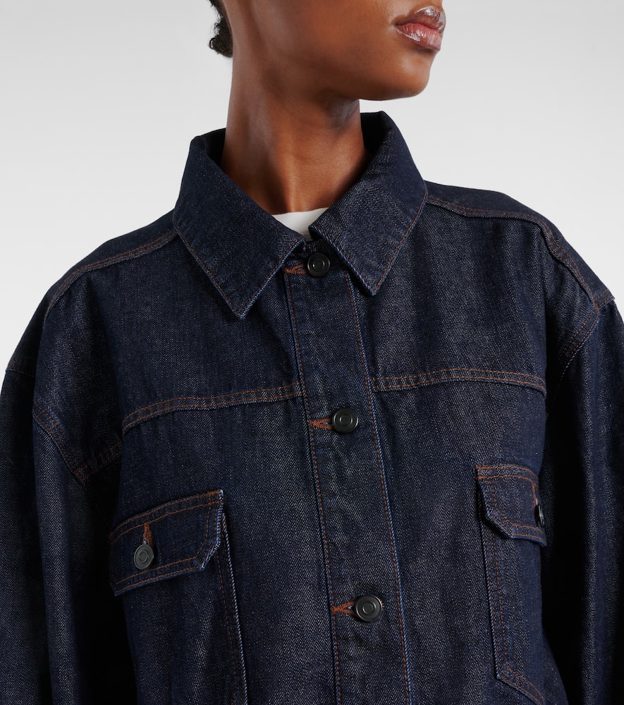 The Row Ness Selvedge Denim Jacket In Blue