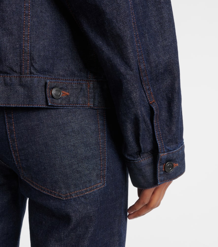 The Row Ness Selvedge Denim Jacket In Blue
