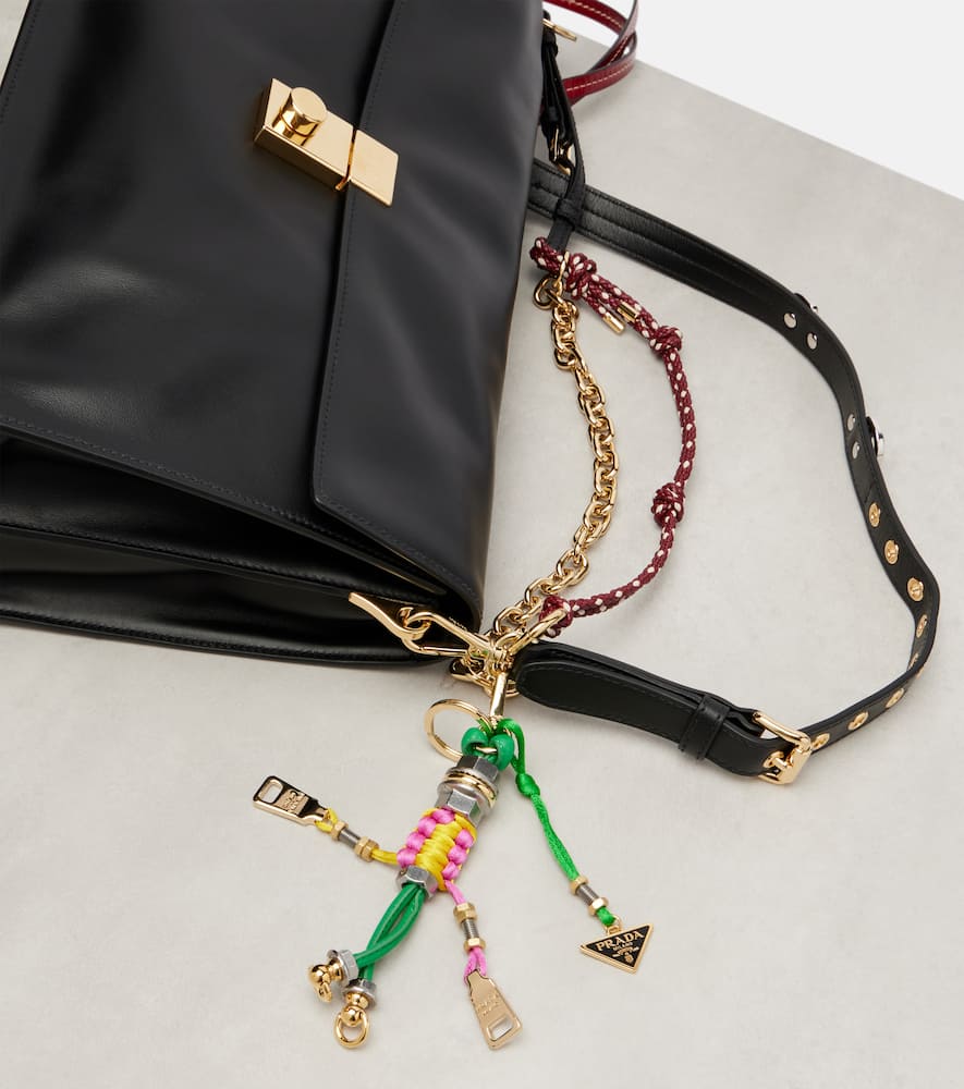 Prada Soft Sound Large Leather Shoulder Bag