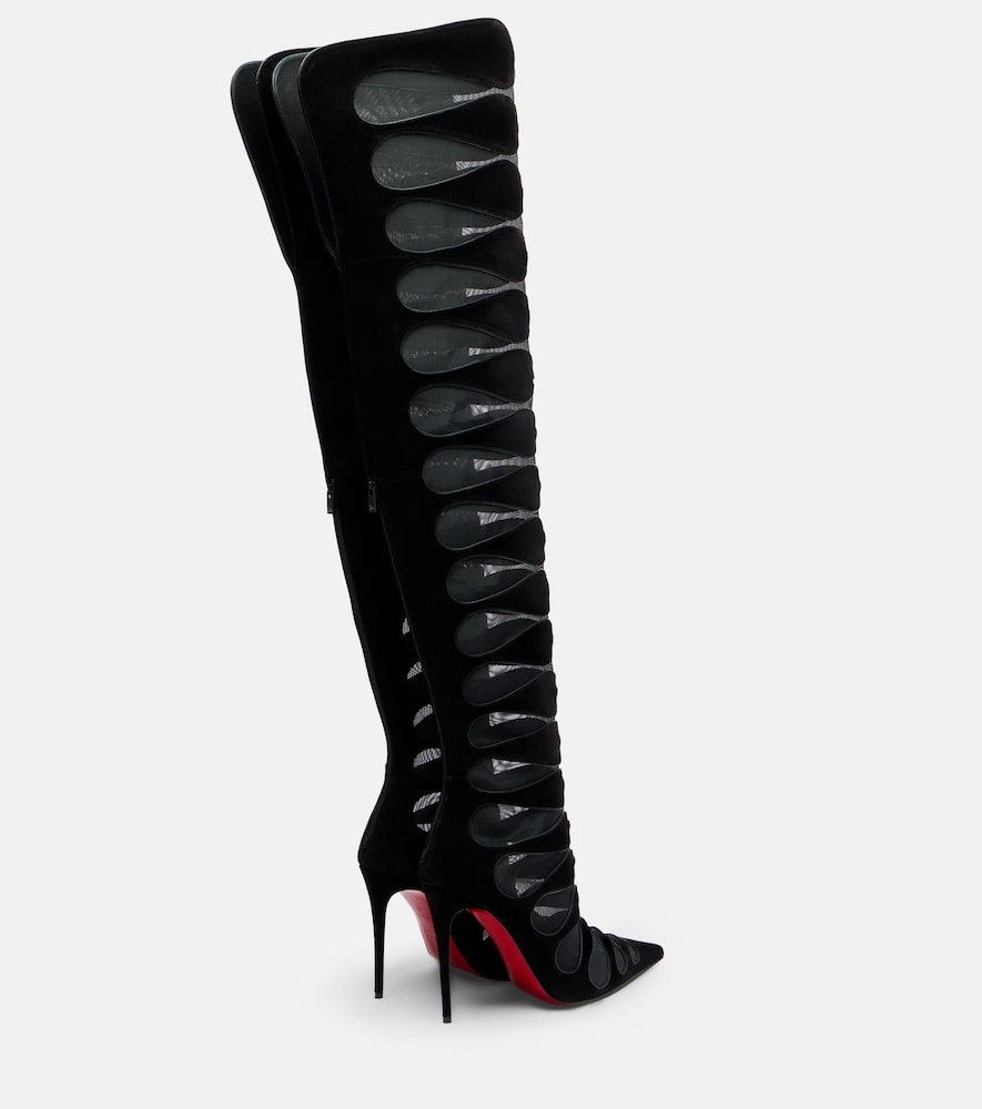  Christian Louboutin Christian Louboutin Circus Max Botta Alta 100 Over-the-knee Boots 
