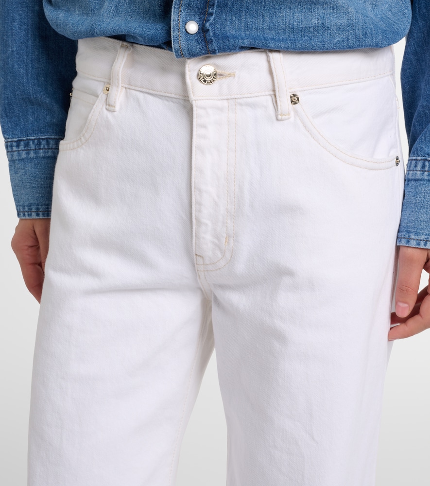  Frame Frame Bubble Mid-rise Wide-leg Jeans 