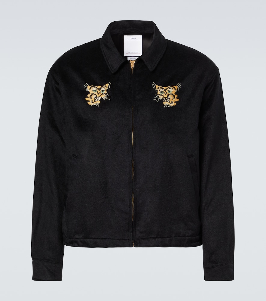 Visvim Blusa Norad in seta con ricamo
