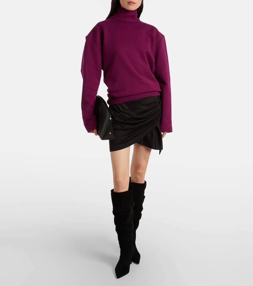 Malone Souliers Melina 70 Suede Knee-high Boots In Black