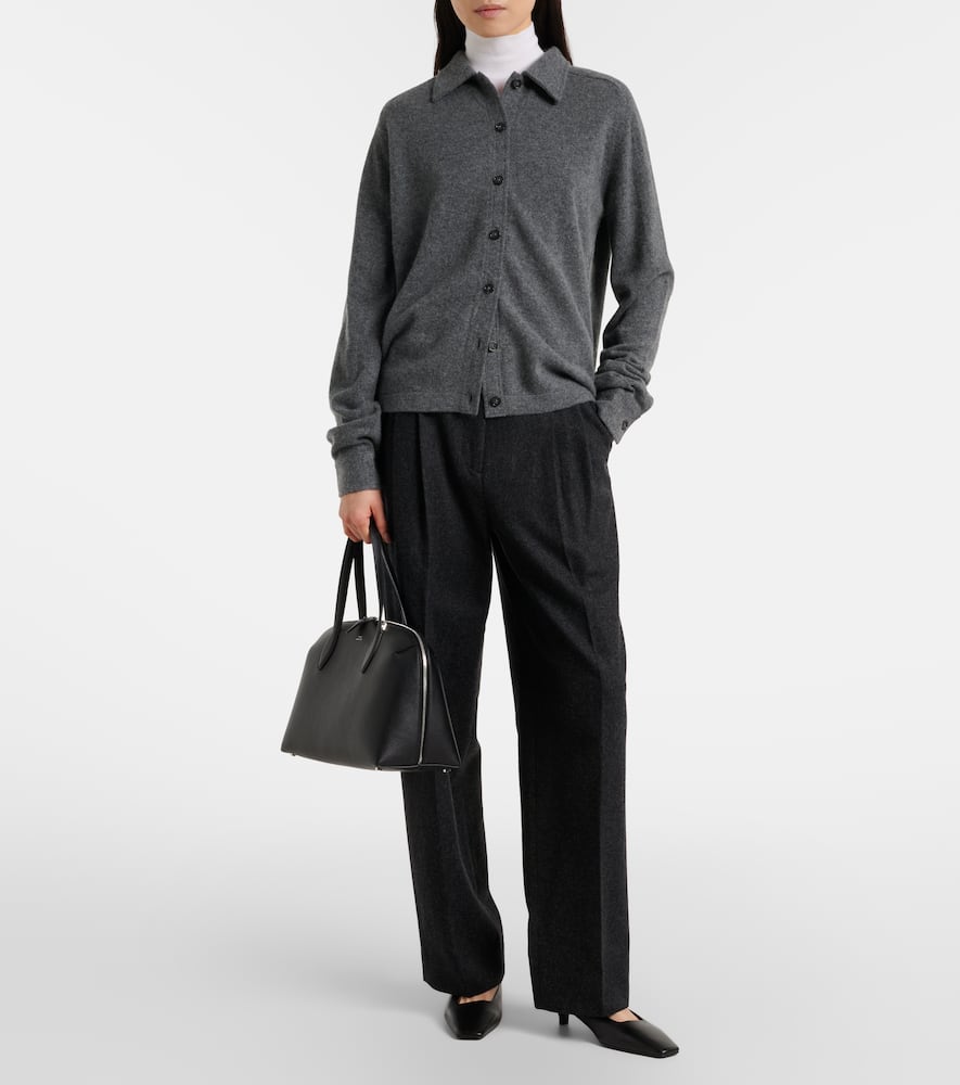 Totême Cashmere Cardigan In Gray