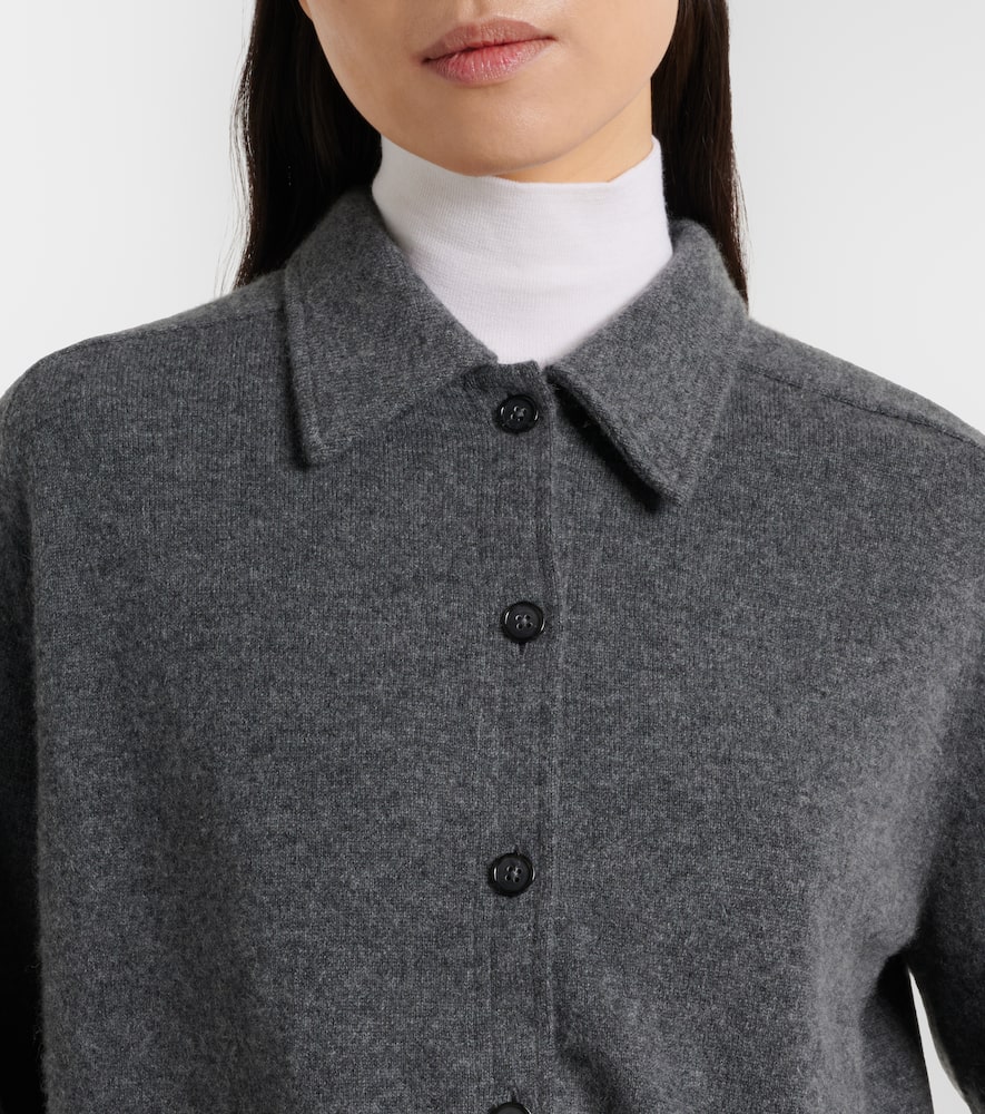 Totême Cashmere Cardigan In Gray