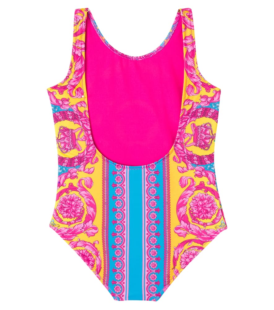 Versace Barocco Swimsuit In Multi
