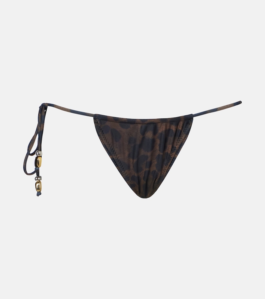 Same Beaded printed bikini bottoms