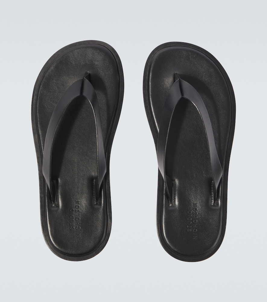  Studio Nicholson Studio Nicholson Curren Leather Thong Sandals 