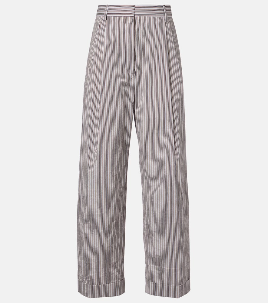Dries Van Noten Striped cotton and silk pants | Thumbnail 7 Dries Van Noten Striped cotton and silk pants | Thumbnail 7