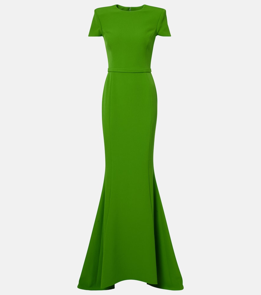Safiyaa Parker crêpe gown