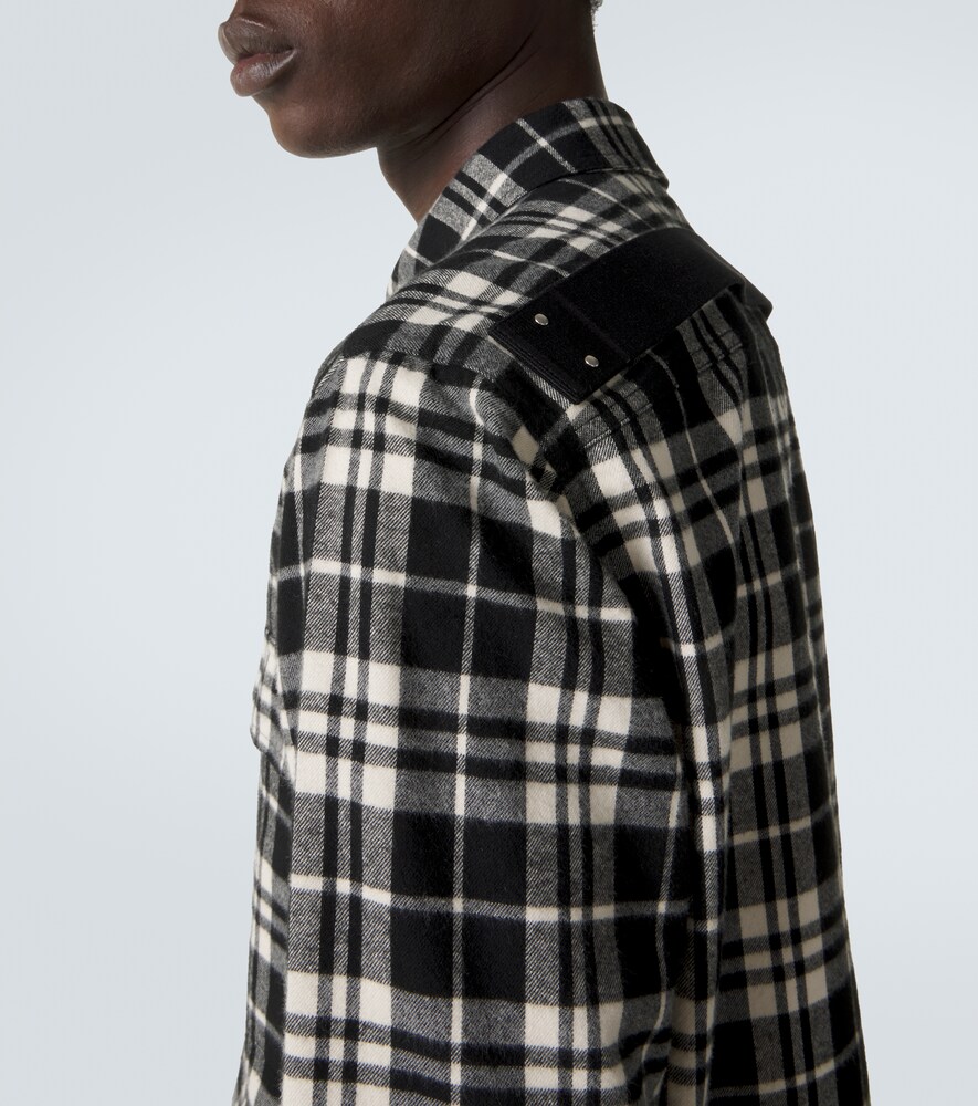  Rick Owens Rick Owens Hemdjacke Temple Aus Baumwolle 