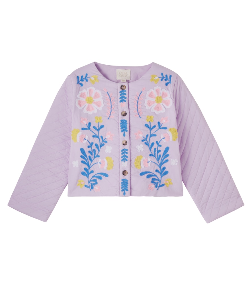 Louise Misha Orisha Embroidered Cotton Jacket