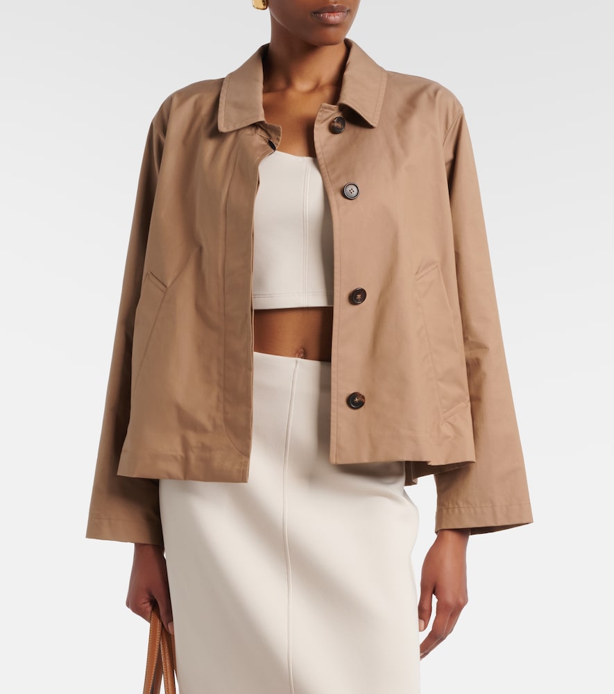 'S Max Mara Dire cotton-blend jersey crop top