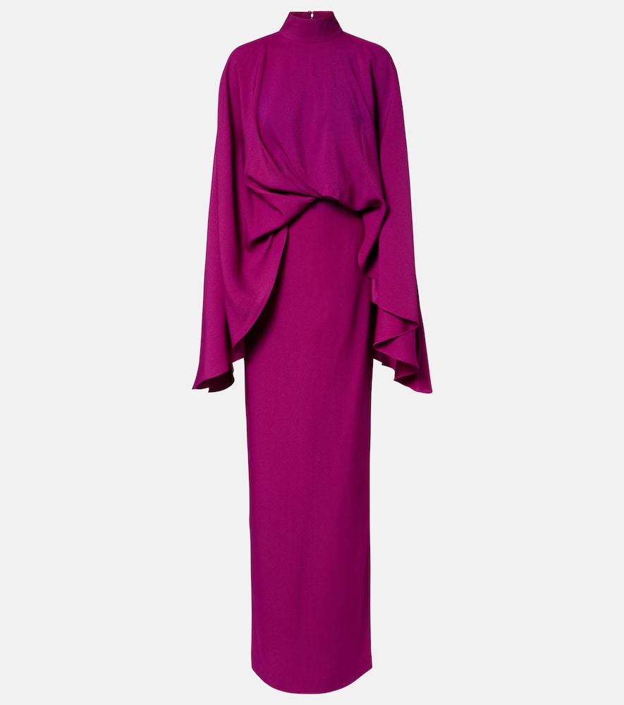 Taller Marmo Donna Abito Lungo Bacall In Cr礙Pe Cady Borgogna It Taglia 48- Mytheresa