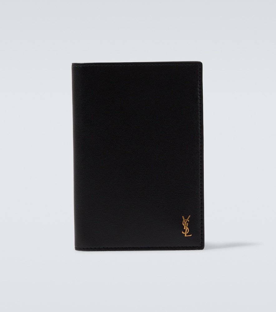 Saint Laurent Cassandre leather passport holder