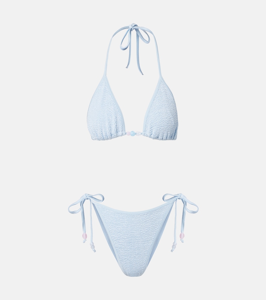 Hunza G Gina embellished bikini