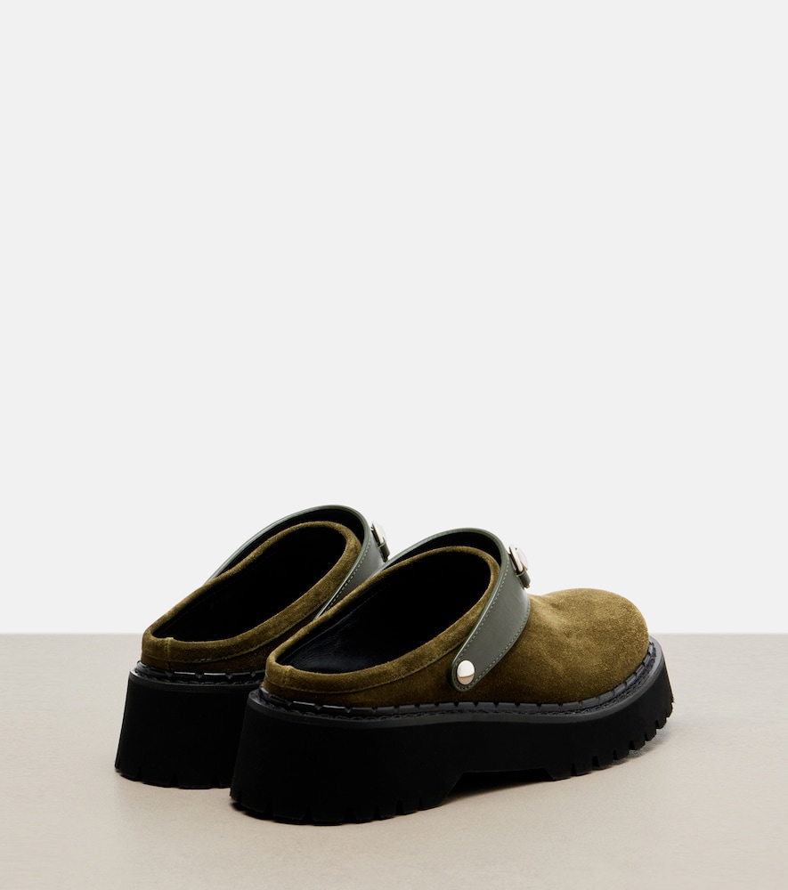  Gucci Gucci Horsebit Suede Mules 