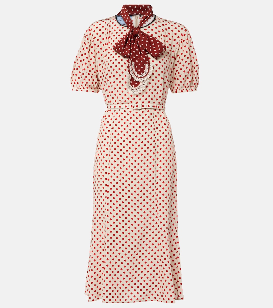 Midikleid aus Seide