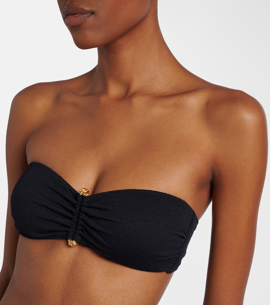  Vix Paula Hermanny Vix Paula Hermanny Nika Embellished Bandeau Bikini Top 