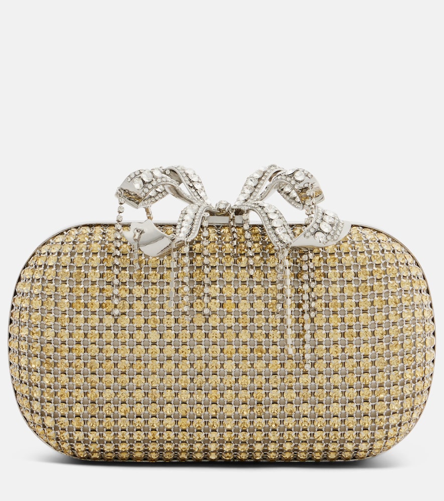 Clutch mit Kristallen