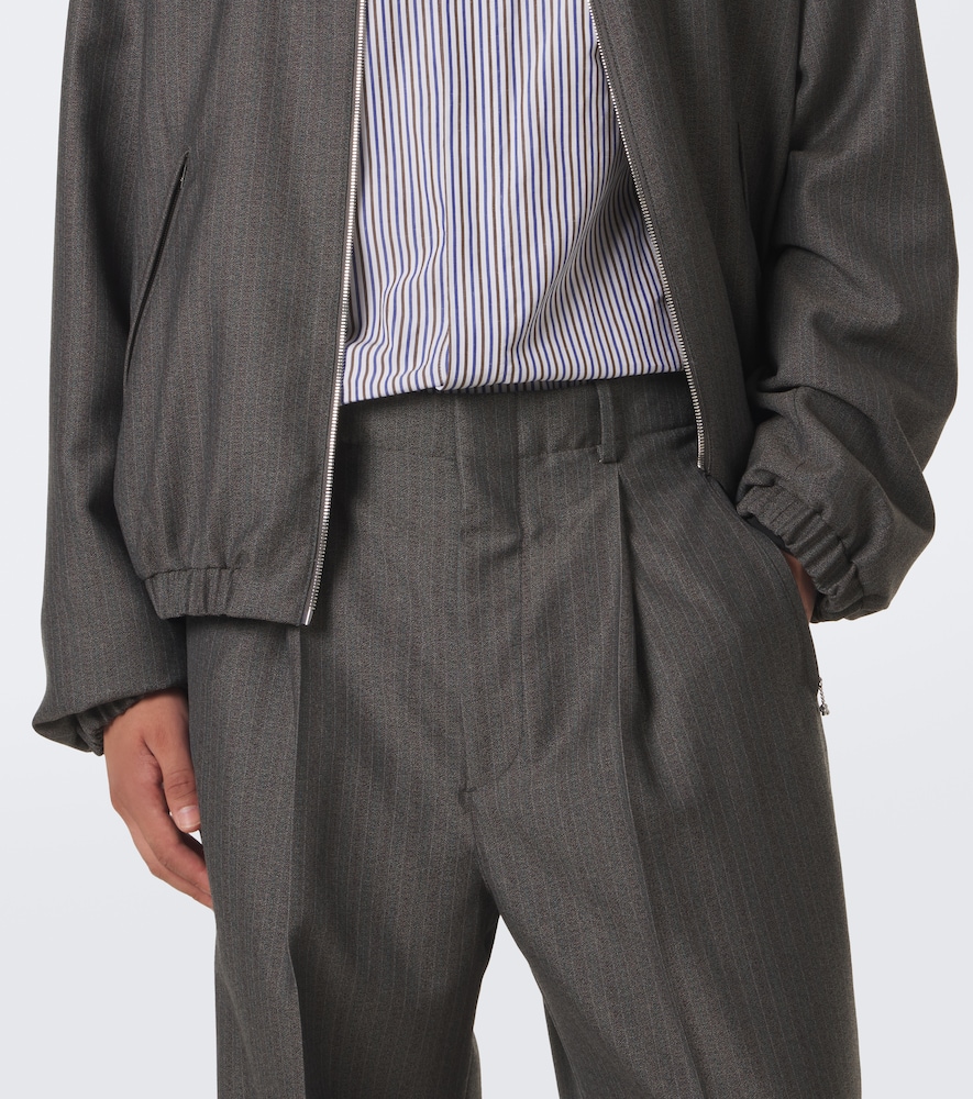 Pinstripe Wool