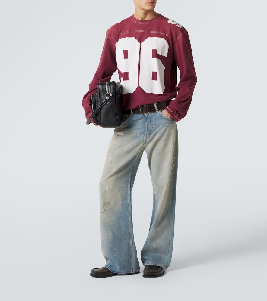  Acne Studios Acne Studios Bedrucktes Longsleeve Aus Baumwolle 