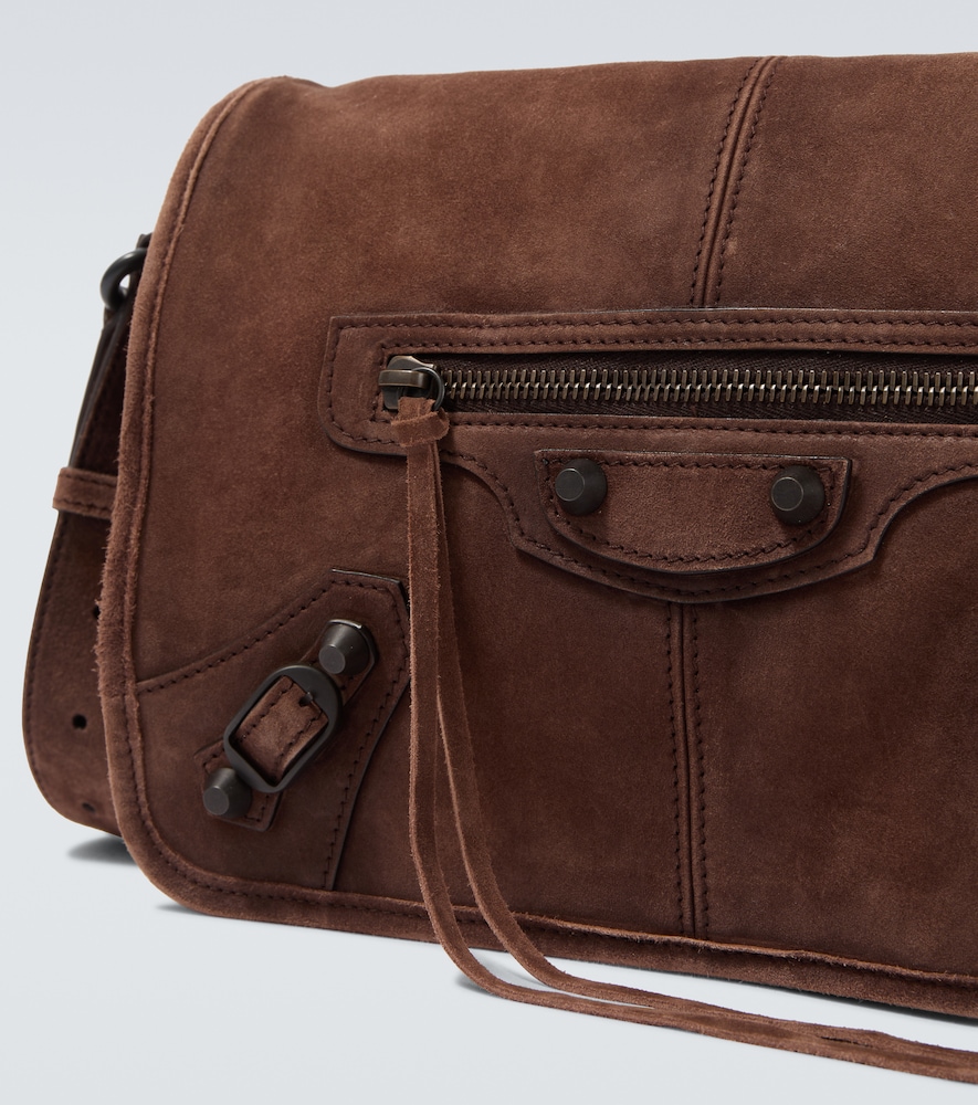  Balenciaga Balenciaga Messenger Bag Le city small Aus Veloursleder 