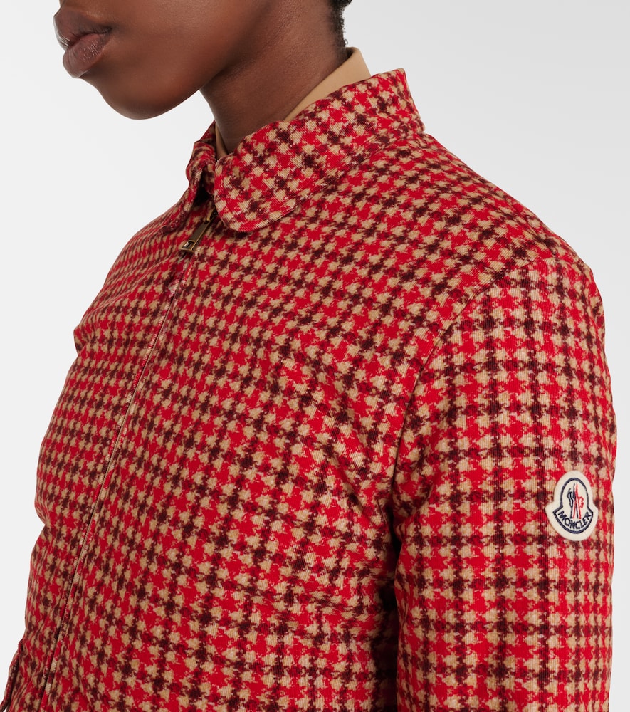 Lanset Houndstooth Cotton Down Jacket