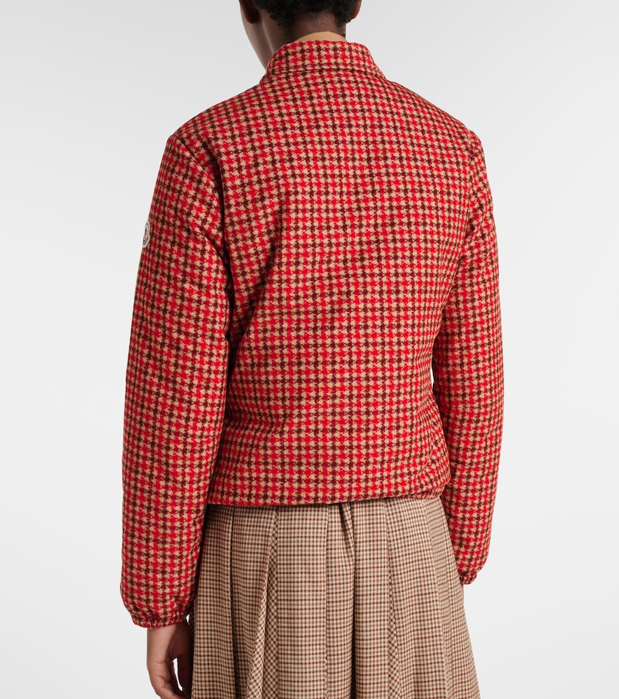 Lanset Houndstooth Cotton Down Jacket