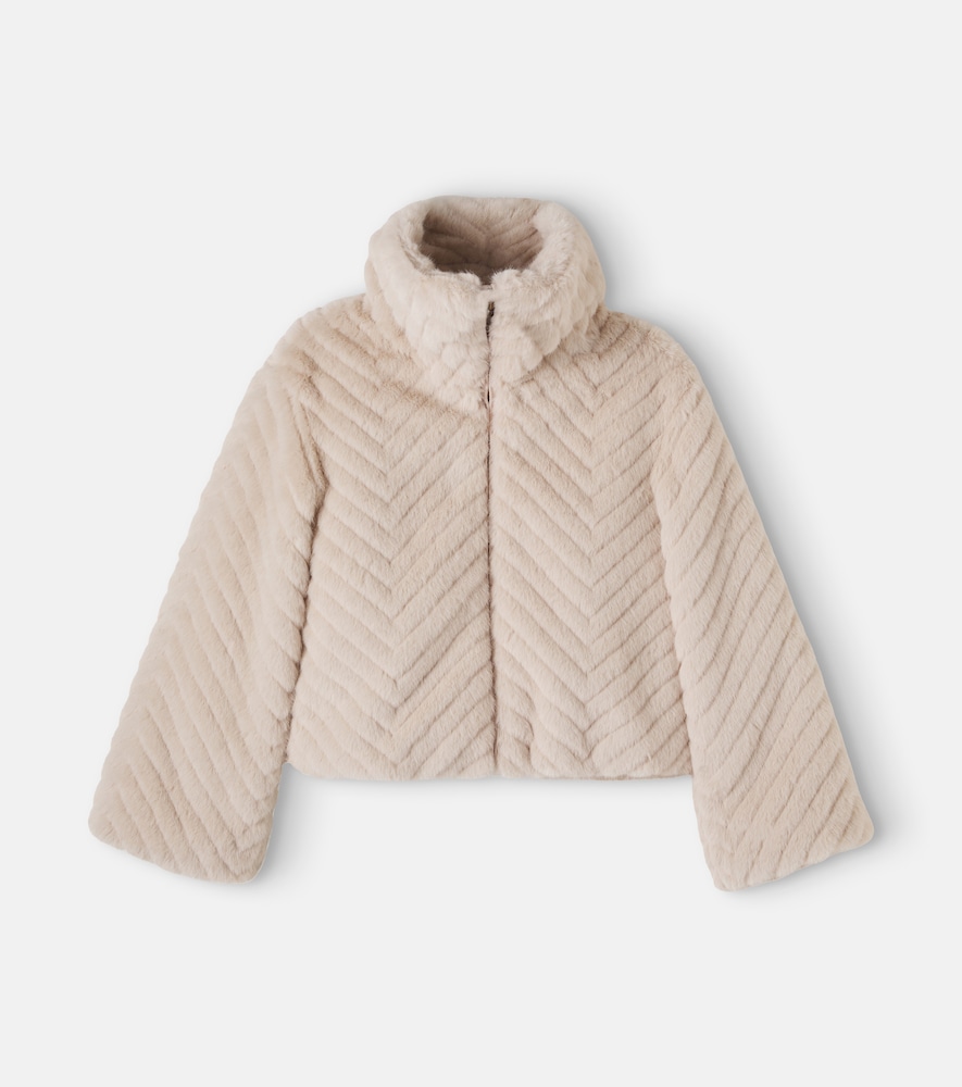 Moncler Enfant Beige Eira Teddy Jacket Y Size 14 - Mytheresa - Image 1