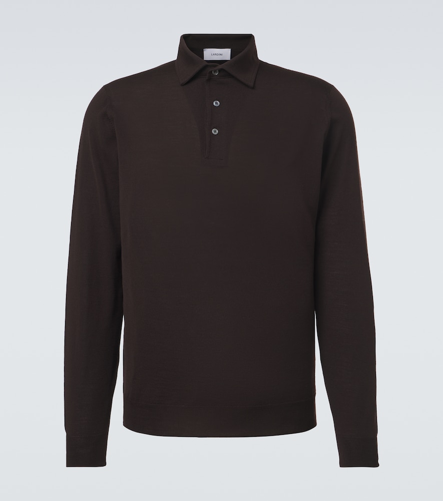 Pullover polo in lana