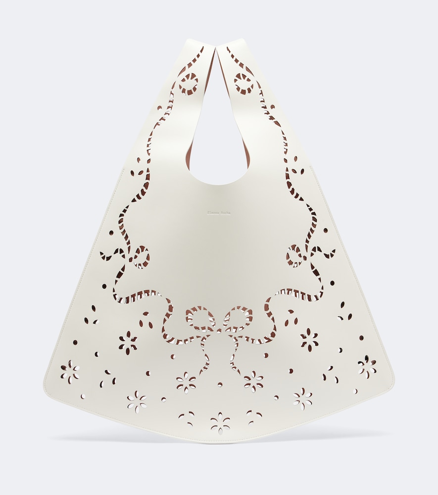Laser-cut Shopper aus Leder