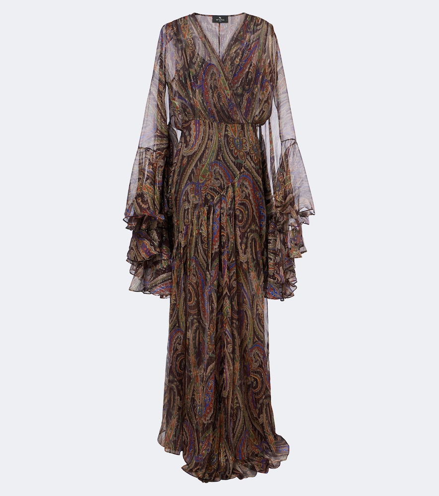 Maxikleid aus einem Seidengemisch