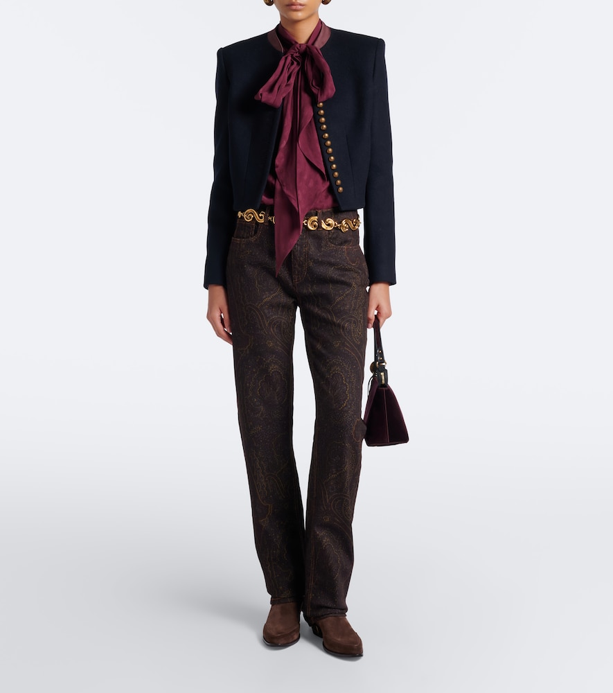 Paisley Straight Jeans