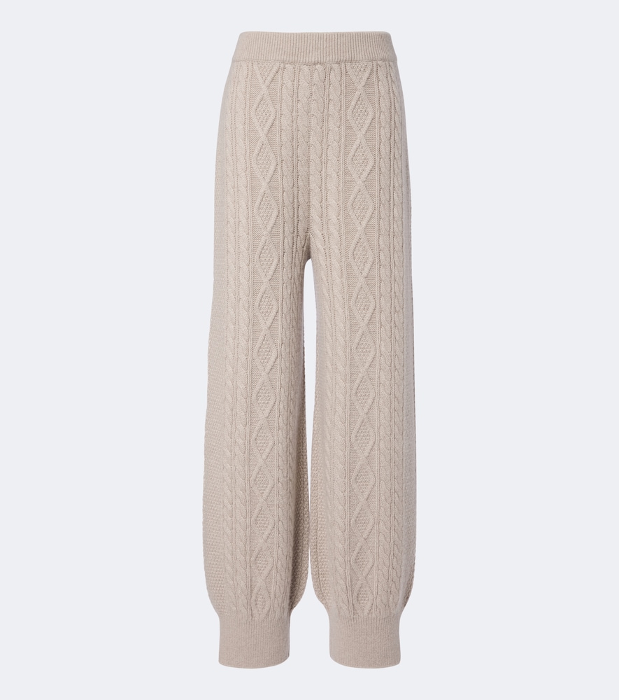 Weite Hose Bryndis aus Kaschmir