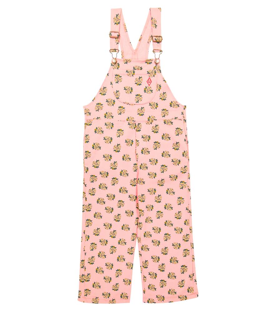The Animals Observatory Mule printed cotton jersey dungarees