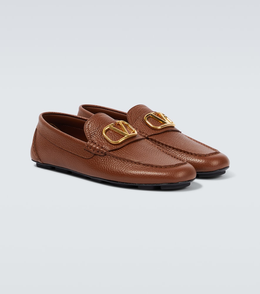 Valentino Garavani Loafers With Gold-tone Hardware And Round  display picture 1