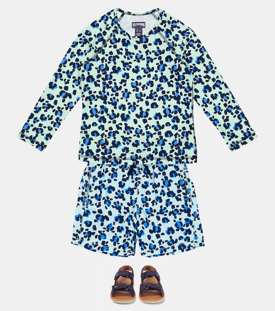 Vilebrequin Printed Rashguard Top In Thalassa
