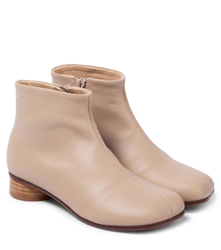 MM6 Maison Margiela Kids Leather ankle boots　MM6 メゾン マルジェラ キッズ レザー アンクル ブーツ MM6