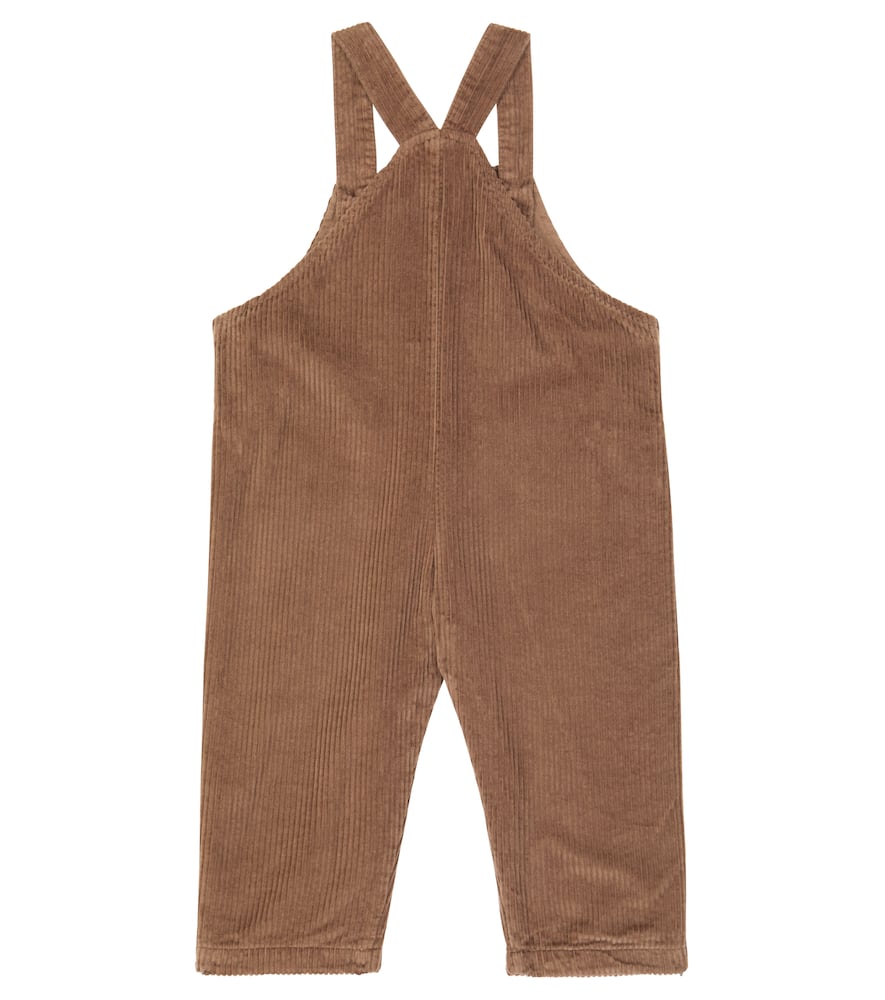1+ In The Family Baby Pieter Corduroy Overalls In Brown