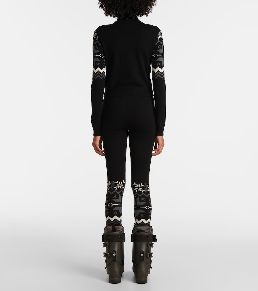  Perfect Moment Perfect Moment Nordic Intarsia Wool Half-zip Sweater 