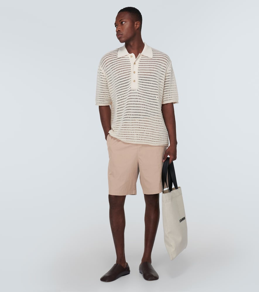  Commas Commas Cotton-blend Shorts 